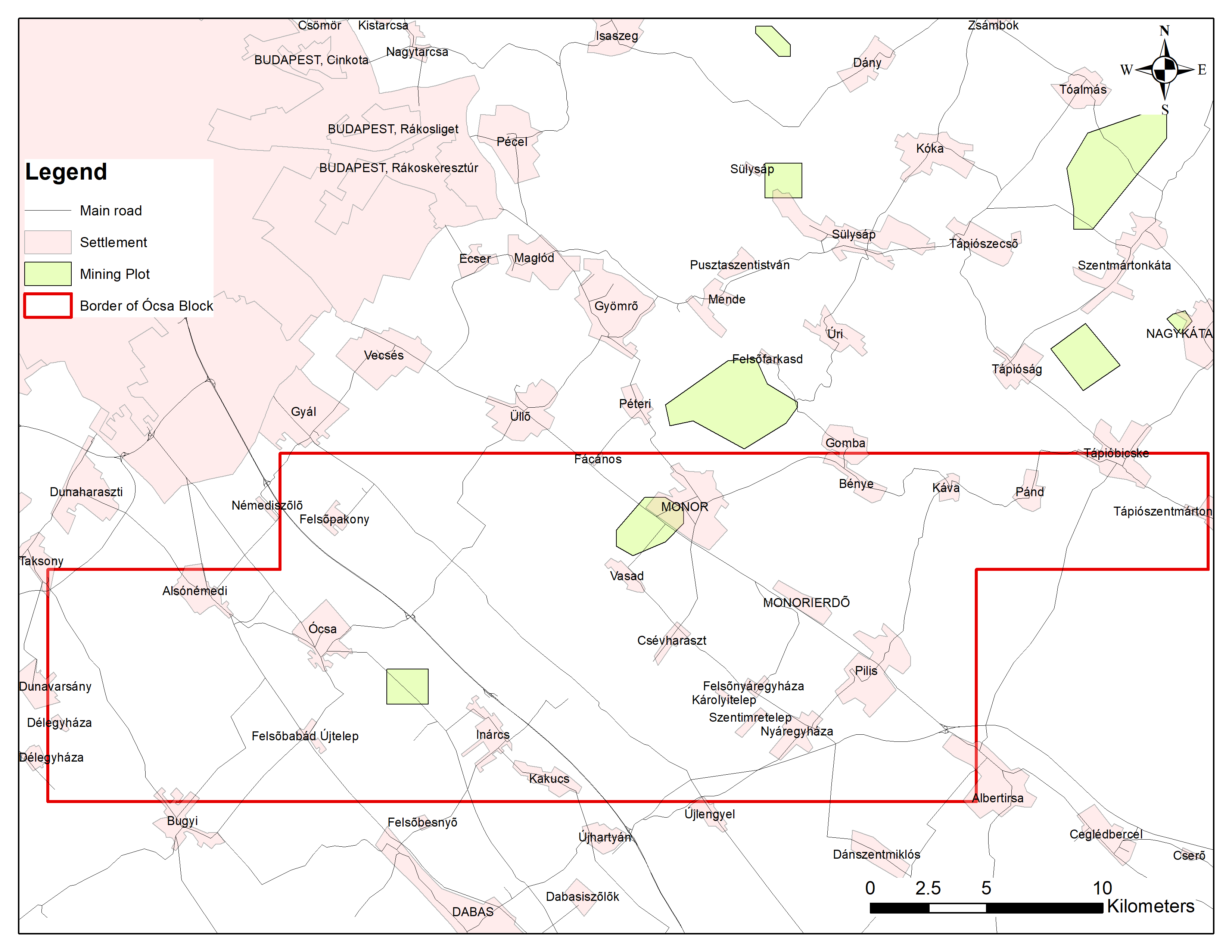 ocsa map